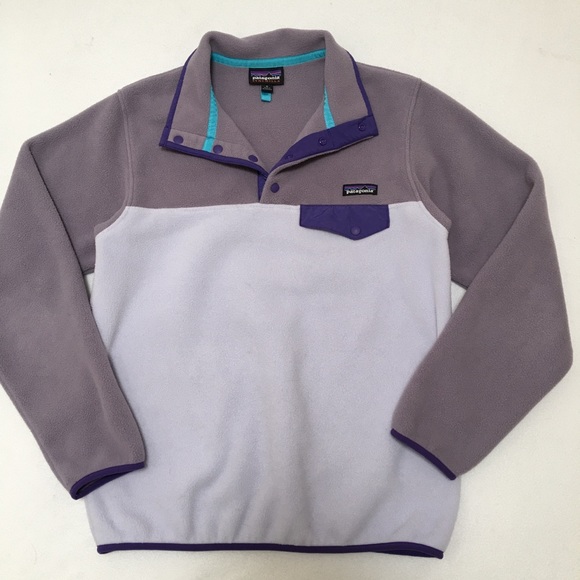 Patagonia Sweaters - Patagonia Synchilla Snap T Fleece Lavender S